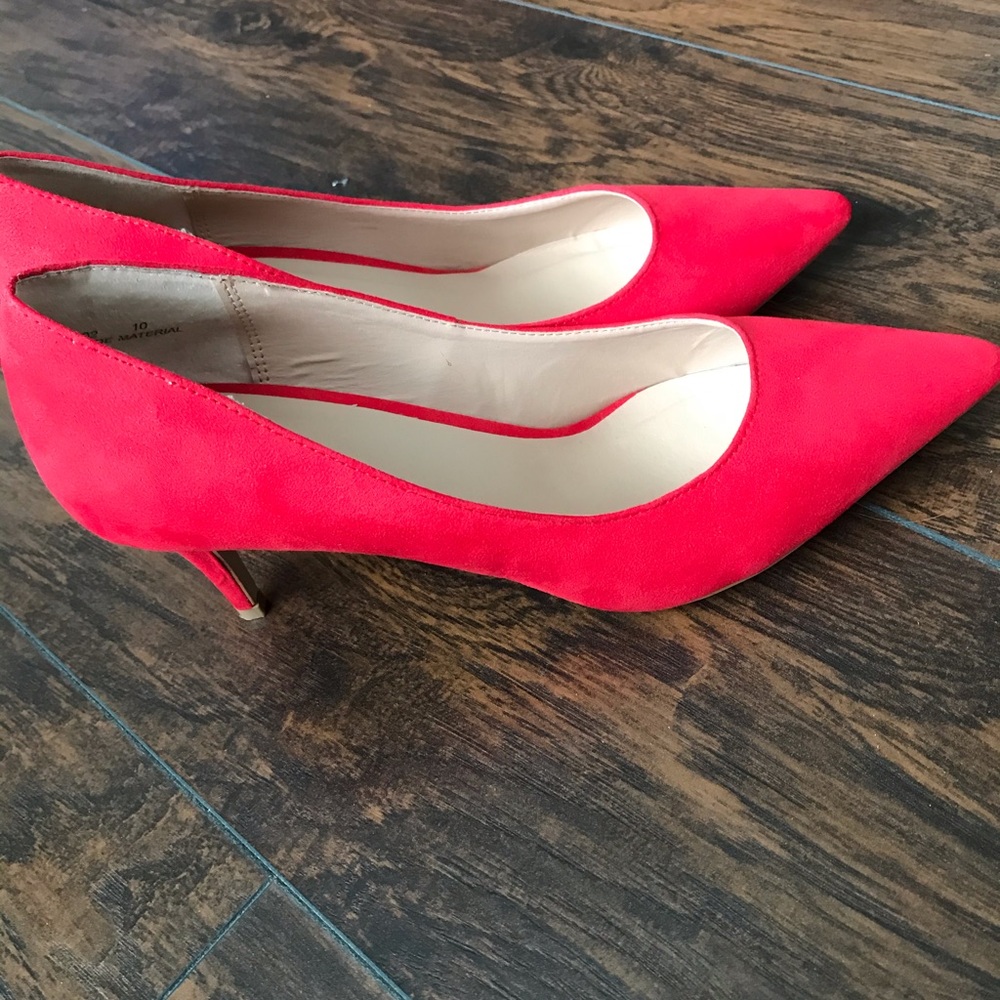 Suede heels